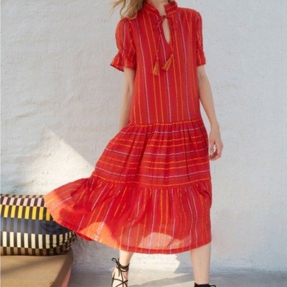 Maxi summer dress apiece apart size s-m - Picture 1 of 8